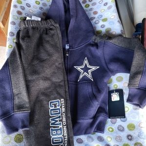 Toodler Dallas Cowboys jogging set